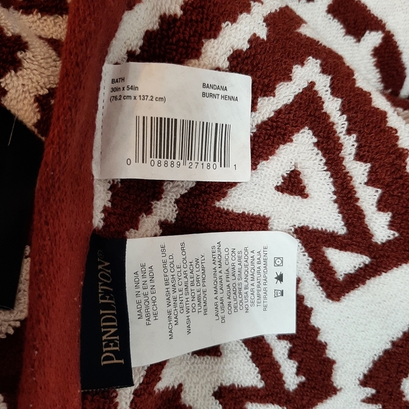 **Pendleton Woolen Mills Bandana  Bath Towel - Picture 8 of 11